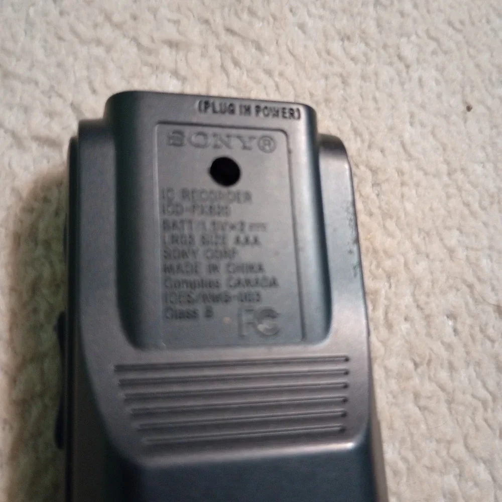 Sony ICD-PX820 Digital Voice IC Recorder Handheld Black Portable Dictaphone